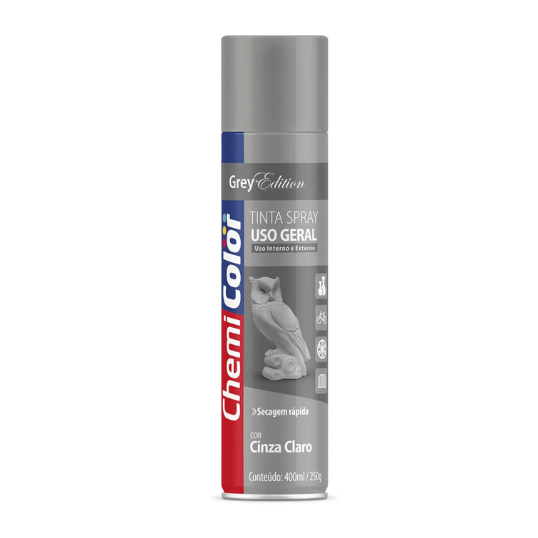 Spray-Uso-Geral-Cinza-Claro-400ml Spray-Uso-Geral-Cinza-Claro-400ml