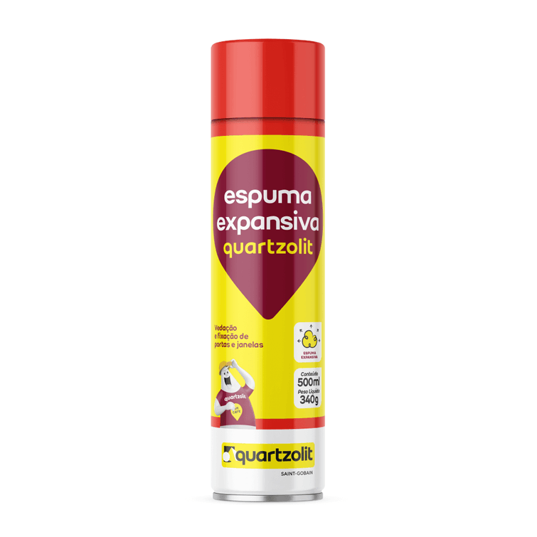 Espuma-Expansiva-Quartzolit-500ml Espuma-Expansiva-Quartzolit-500ml