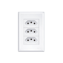 3-Tomadas-2P-T-20A-250V-Evidence-Fame 3-Tomadas-2P-T-20A-250V-Evidence-Fame