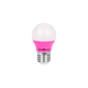 Lampada-Superled-S30-Bolinha-3W-rosa-Ourolux