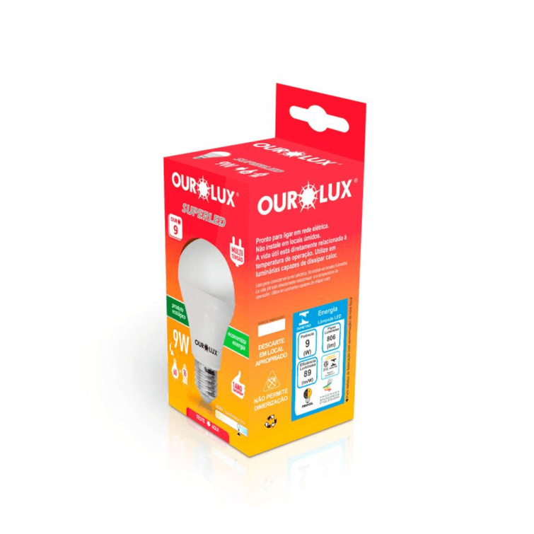 Lampada-Superled-Ouro-Caixa-9W-6500K-Ourolux Lampada-Superled-Ouro-Caixa-9W-6500K-Ourolux