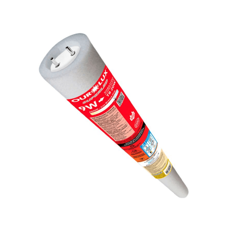 Lampada-Tube-T8-Glass-9W-6500K-Ourolux Lampada-Tube-T8-Glass-9W-6500K-Ourolux