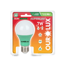 Lampada-Superled-Ouro-60-Colors-7W-Verde-Ourolux Lampada-Superled-Ouro-60-Colors-7W-Verde-Ourolux